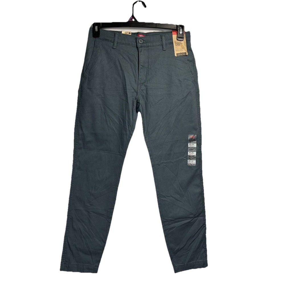 New Levi's XX Chino Standard Taper Pants Men's 29x30 Blue Stretch Casual Twill